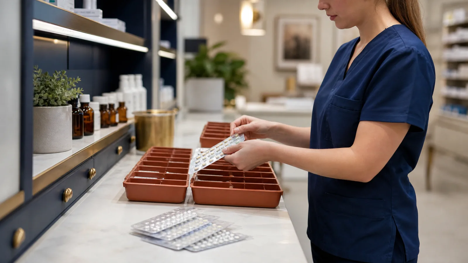 Assorted prescription medications